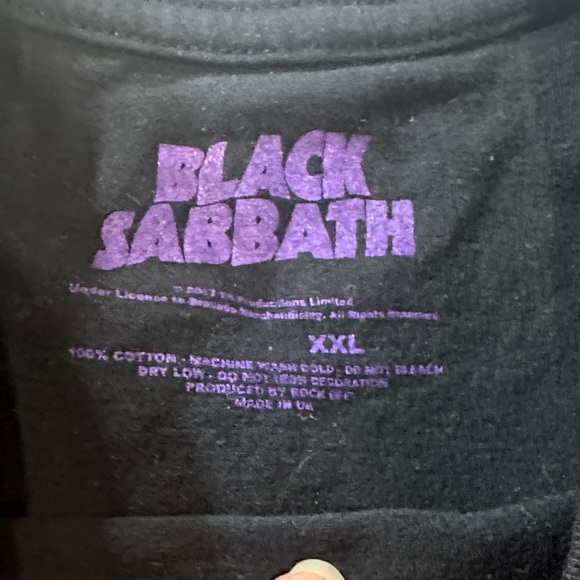 2017 Black Sabbath Bloody Sabbath  Rock Off T-Shirt XXL - Picture 3 of 3